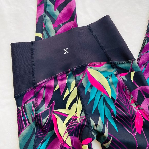 Xersion Womens Move High Rise 7/8 Ankle Leggings Sports Bra Set Anti Odor Small - Picture 6 of 9